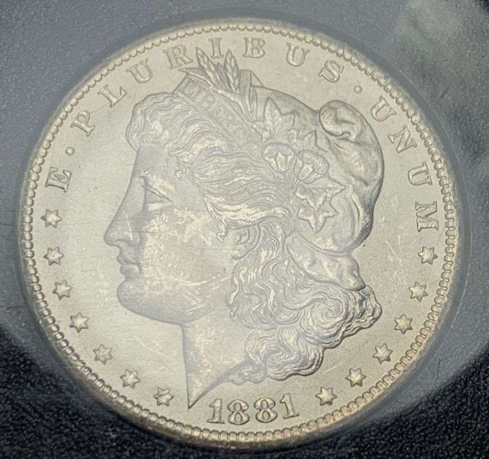 Carson City 1881-CC Morgan Silver Dollar MS63 GSA (1 of 4)