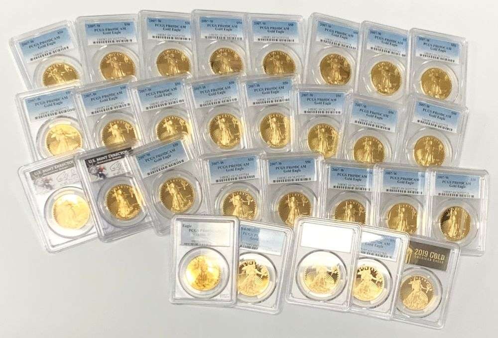Last Minute Gold! (1) 2019-W American $50 Gold Eagle 1 ozt PCGS PR69 DCAM (1 of 8)