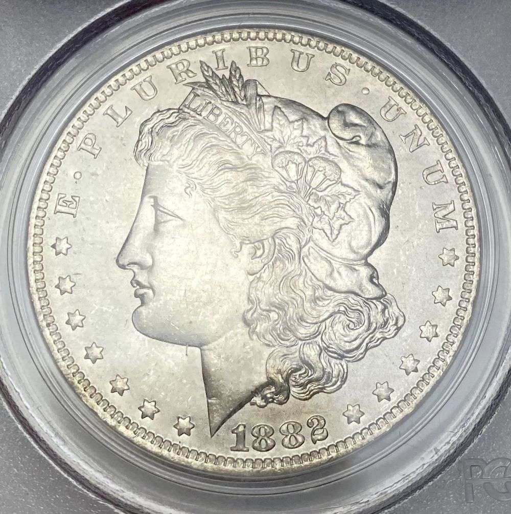 1882-O Morgan Silver Dollar PCGS MS65 (1 of 4)
