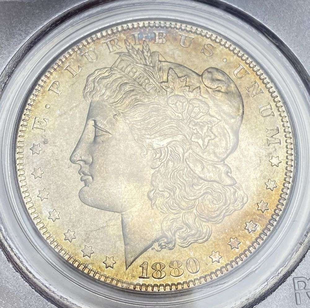 1880 Morgan Silver Dollar PCGS MS65 (1 of 4)