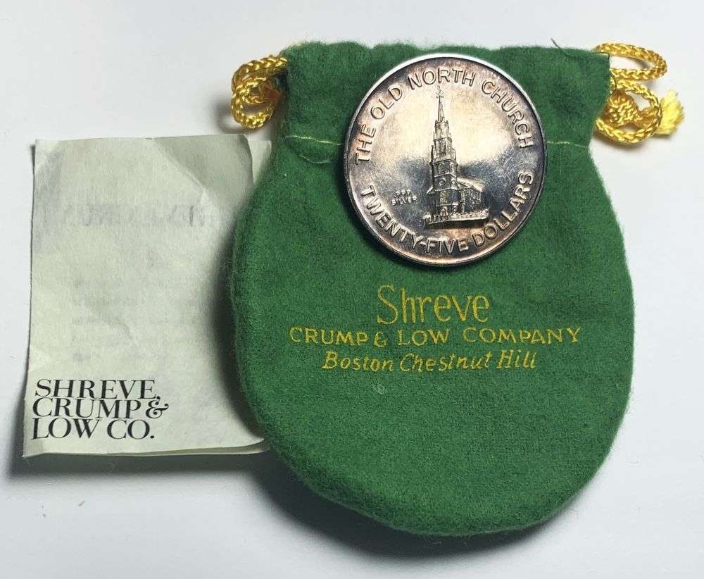 Rare Vintage Toned 1976 The Old North Church $25 Crump & Low Company 1 ozt .999 Silver: This consignment, we hope to offer over time across our various Whatnot channels, with the best material featured in our Wednesday auctions. We hope to be done with this stuff by the beginning of