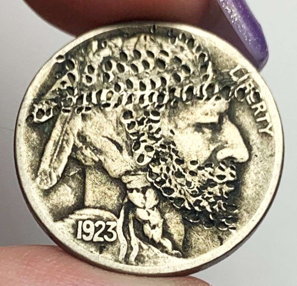 Incredibly Rare 1923-S Hobo Nickel VF (1 of 2)