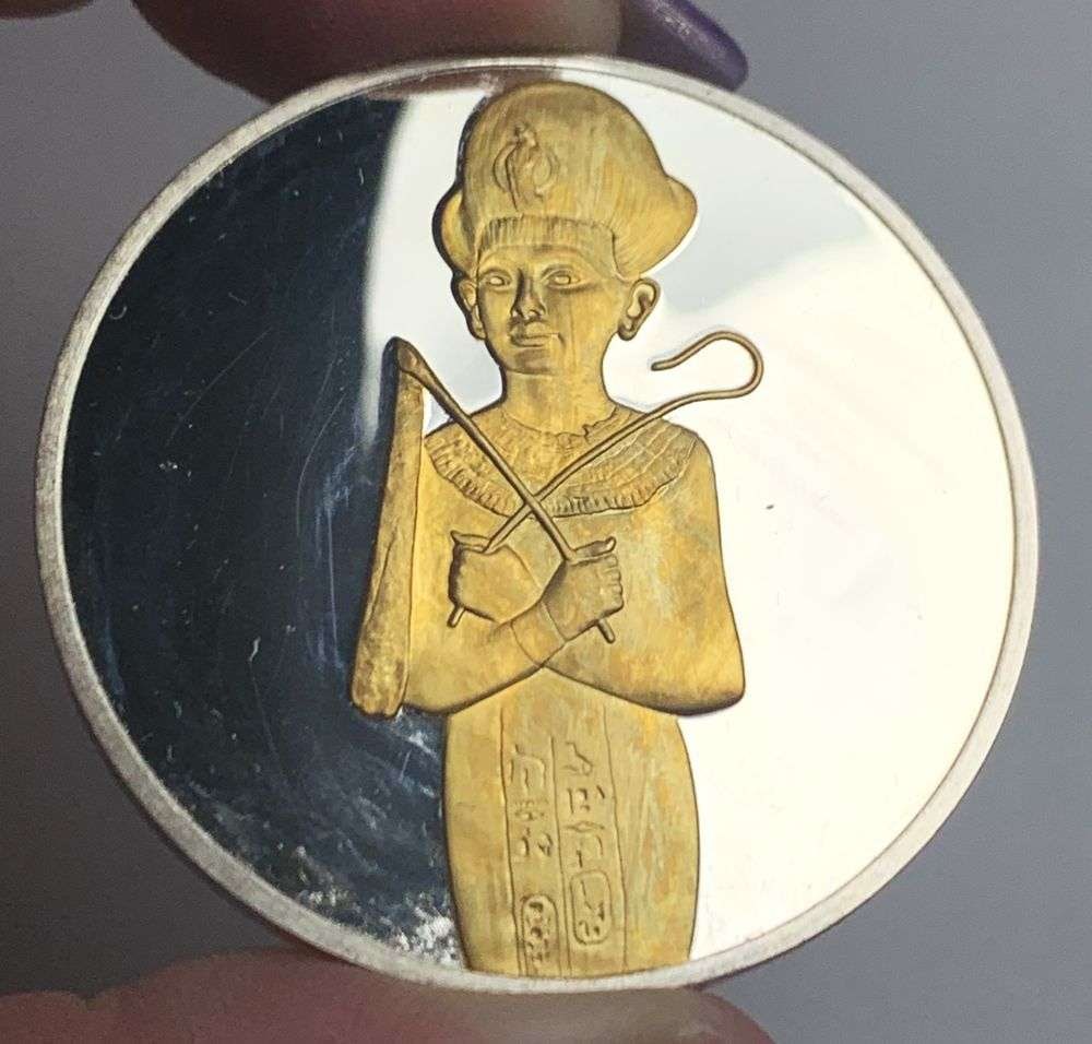 Rare 1978 Shawabty Egyptian Museum Proof Commemorative 24k Over Sterling Silver 1 ozt: This consignment, we hope to offer over time across our various Whatnot channels, with the best material featured in our Wednesday auctions. We hope to be done with this stuff by the beginning of 2027