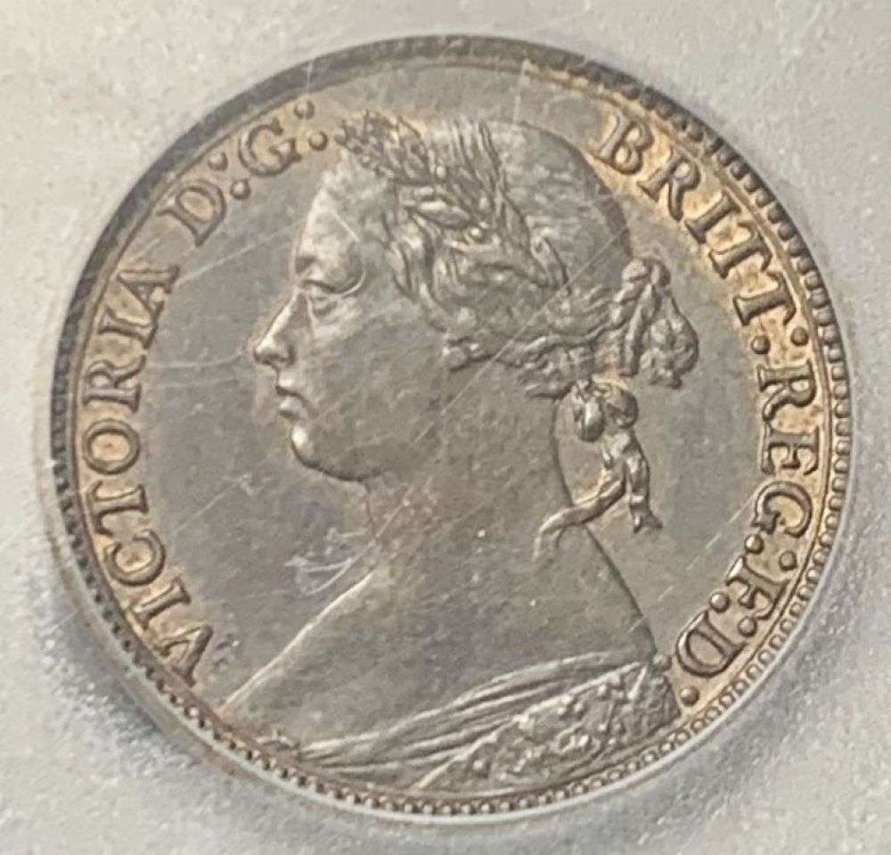 1879 Great Britain Farthing MS62 BN (1 of 4)