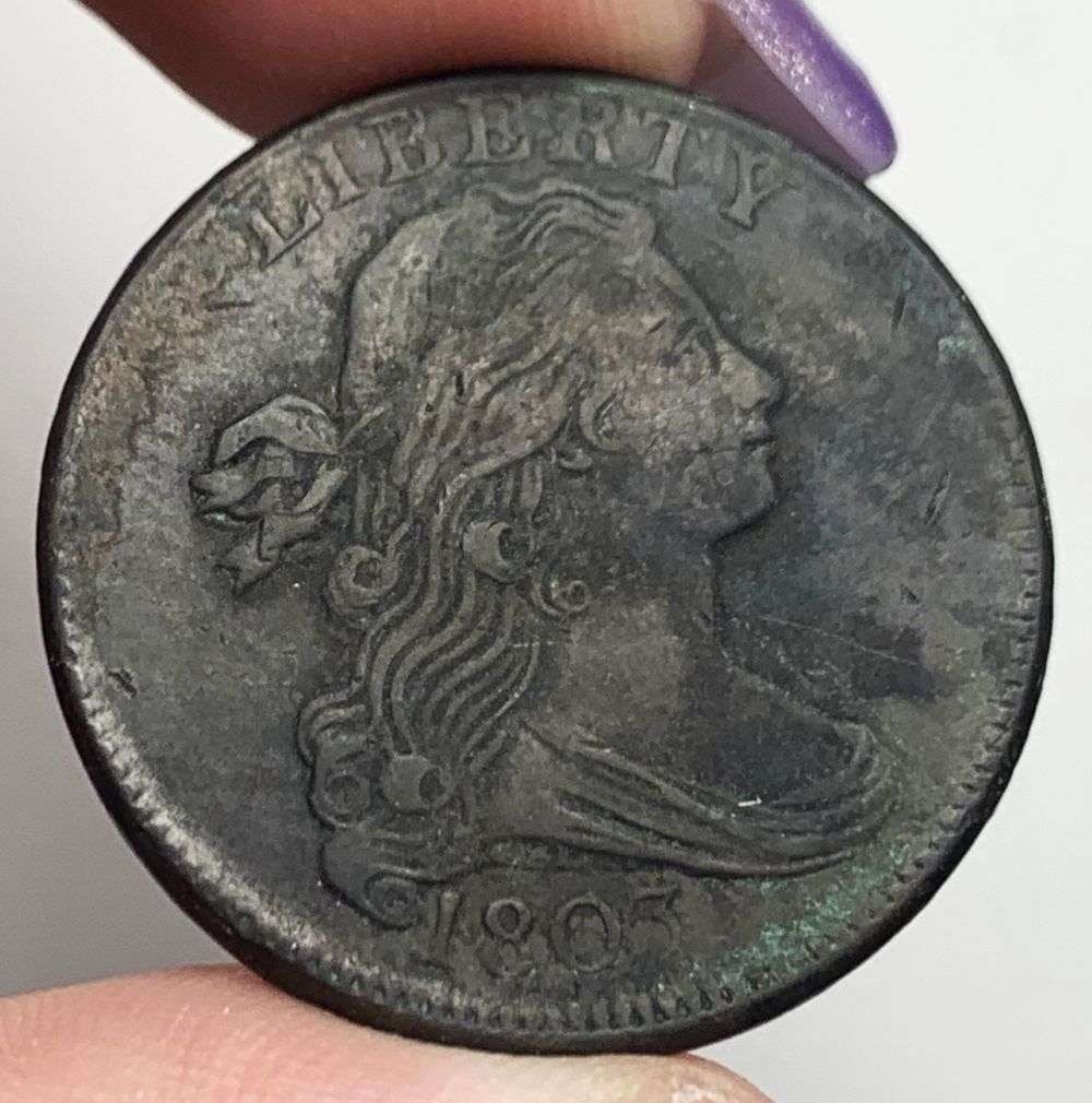 1803 Draped Bust Large Cent (1 of 2)