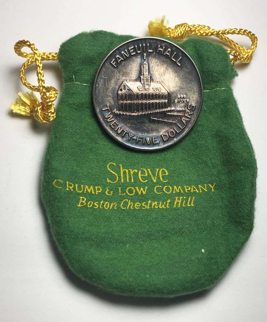 Rare Vintage Toned 1976 Faneuil Hall $25 Crump & Low Company 1 ozt .999 Silver: This consignment, we hope to offer over time across our various Whatnot channels, with the best material featured in our Wednesday auctions. We hope to be done with this stuff by the beginning of 2027