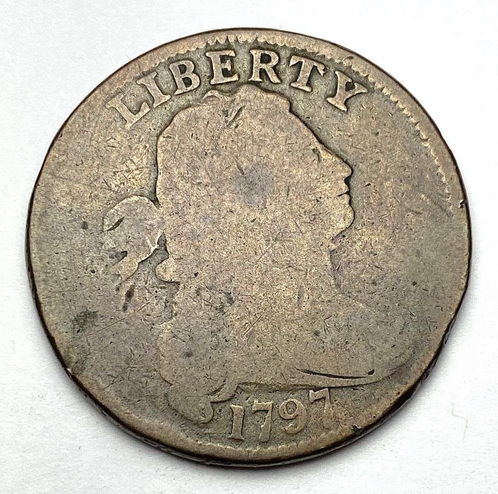 1797 Draped Bust Cent (1 of 2)