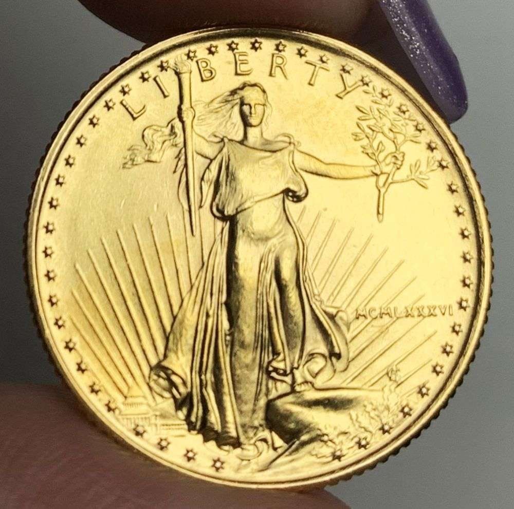 Last Minute Gold! Rare Roman Numeral First Year 1986 American $10 Gold Eagle 1/4 ozt (1 of 3)
