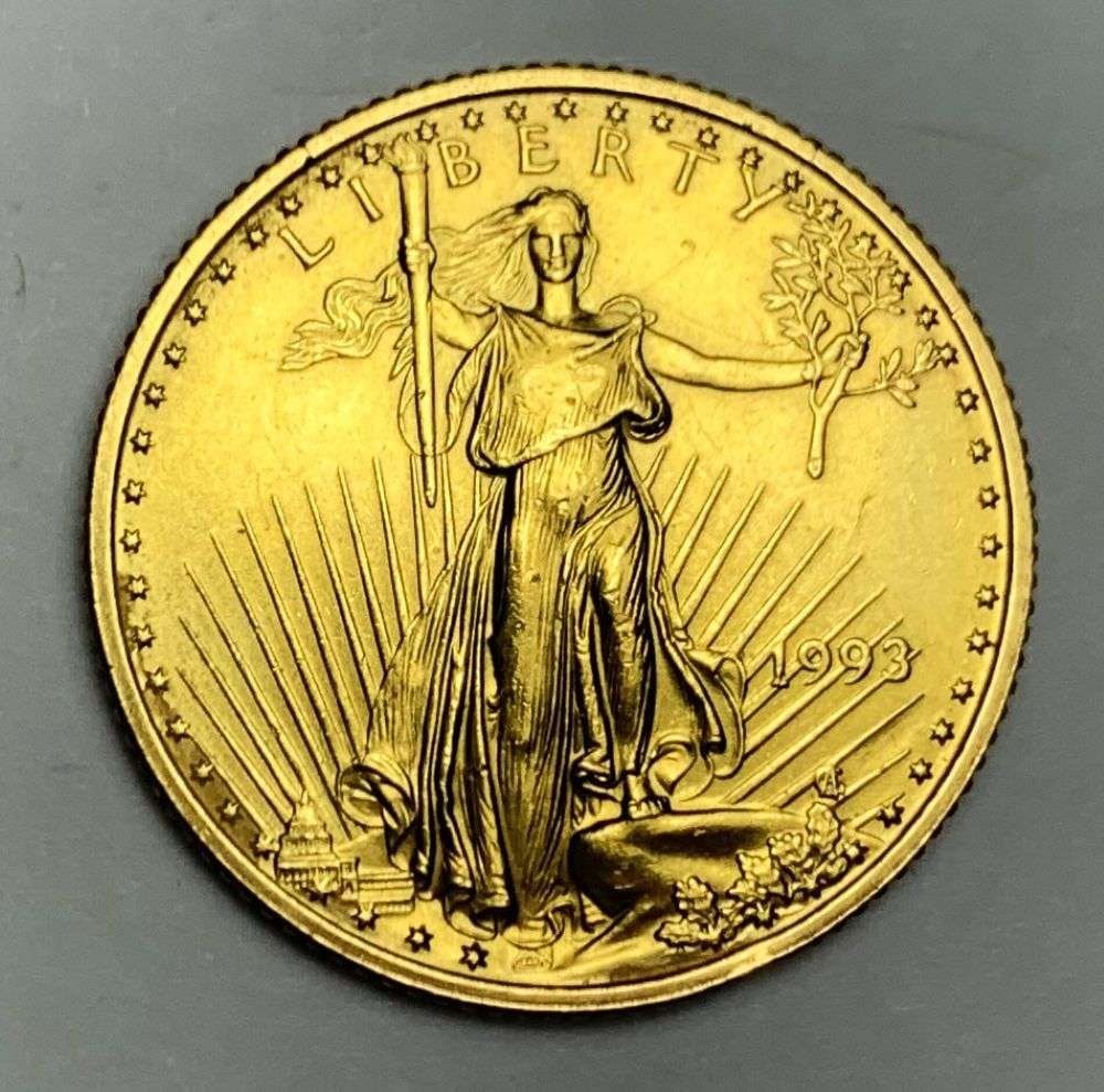 Last Minute Gold! Rare 1993 American $10 Gold Eagle 1/4 ozt (1 of 3)
