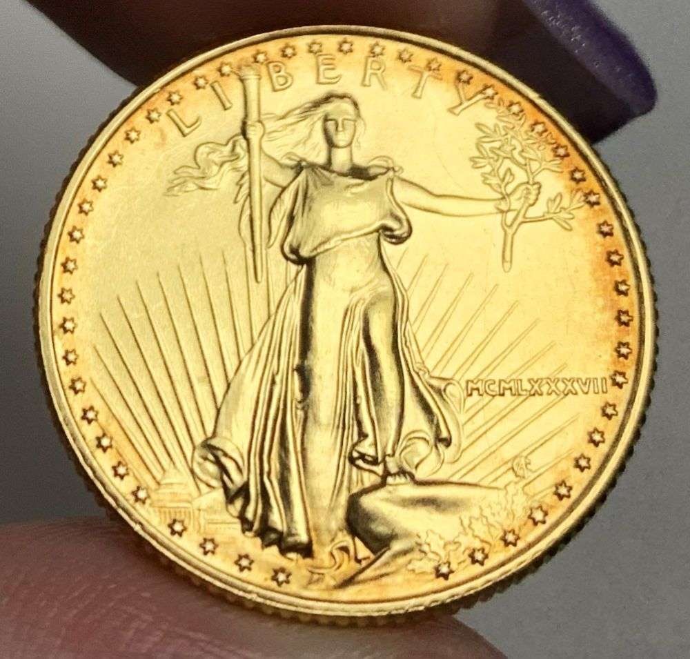 Last Minute Gold! Rare Roman Numeral 1987 American $10 Gold Eagle 1/4 ozt (1 of 3)