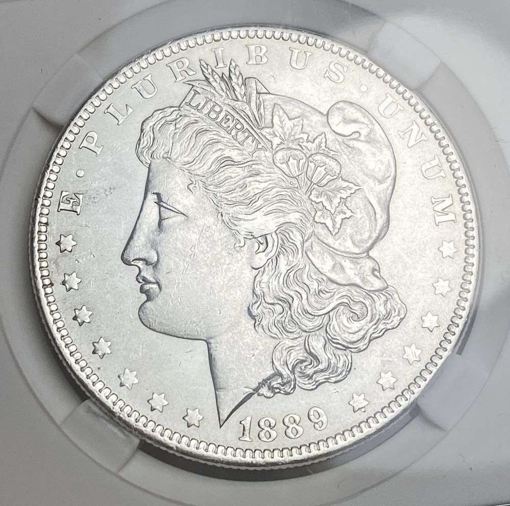 1889-O Morgan Silver Dollar MS65 (1 of 4)