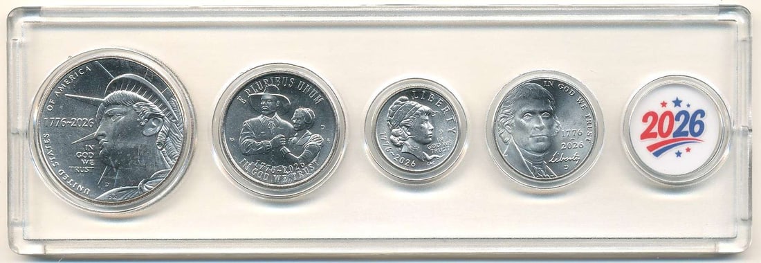1776-2026-D United States Semiquincentennial Set (4-coins) (1 of 4)