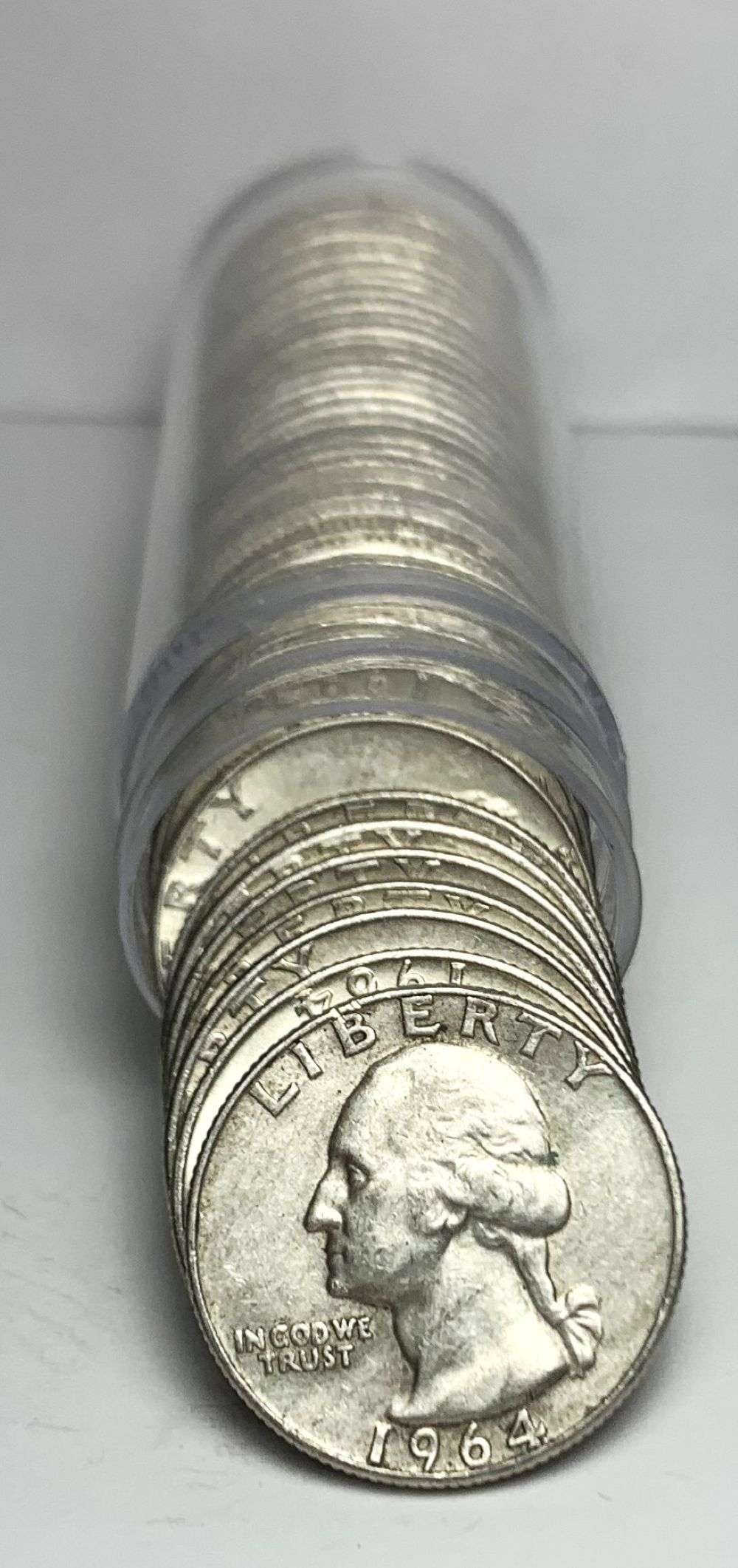 Last Minute! Roll (40) 1964-D Washington Silver Quarter (1 of 3)
