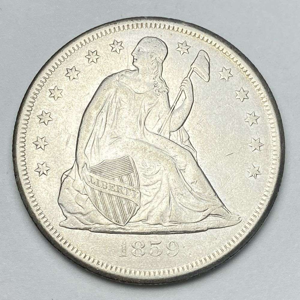 Last Minute! 1859-O Seated Liberty Silver Dollar MS62 Details: This consignment, we hope to offer over time across our various Whatnot channels, with the best material featured in our Wednesday auctions. We hope to be done with this stuff by the beginning of 2027