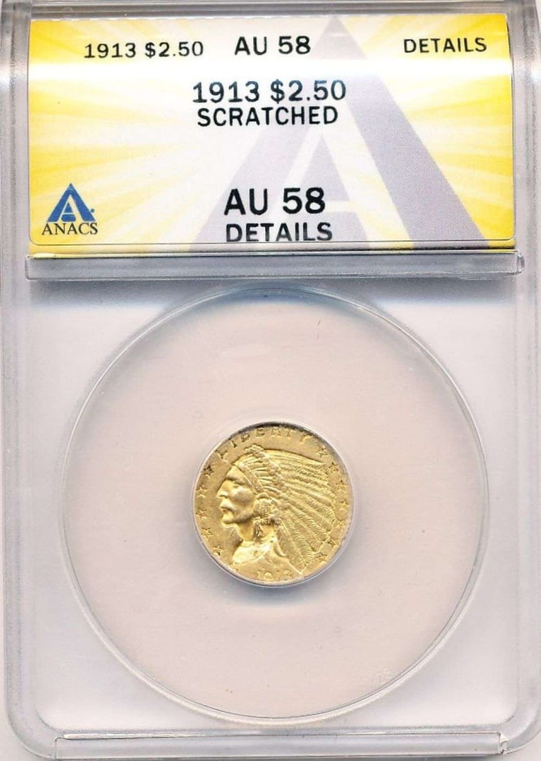 Last Minute! 1913 Gold $2.50 Indian Head ANACS AU58 Details: This consignment, we hope to offer over time across our various Whatnot channels, with the best material featured in our Wednesday auctions. We hope to be done with this stuff by the beginning of 2027