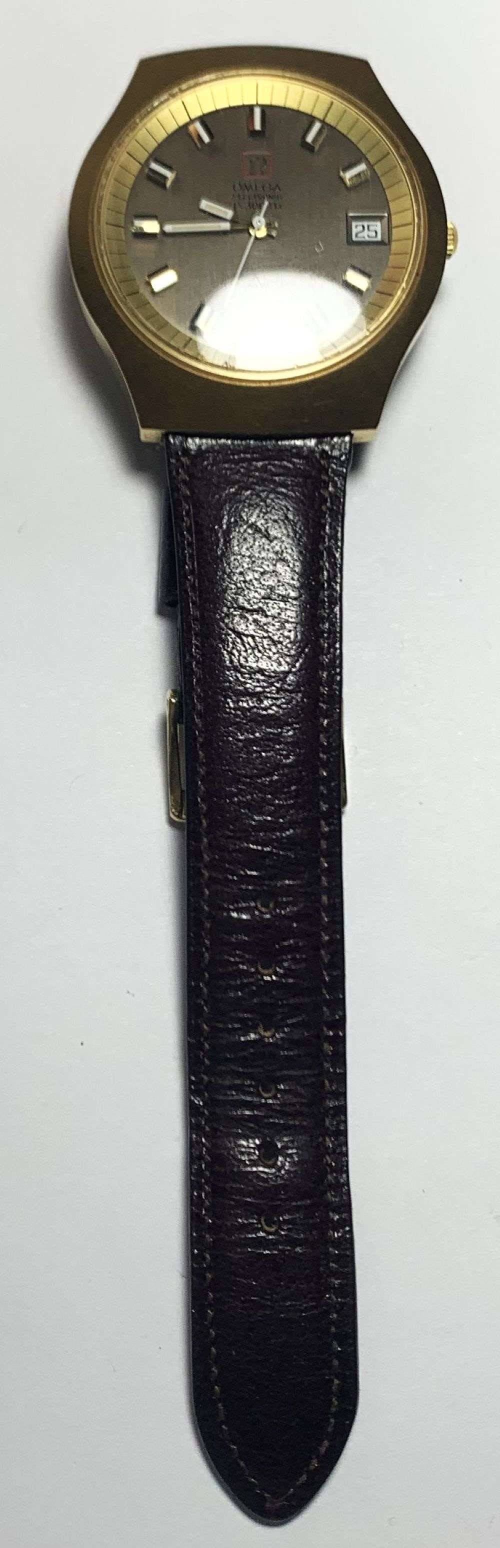 Last Minute! Rare 1972 Omega Electronic F300HZ Chronometer Watch W/ Original Leather Strap: Winner shall receive the exact item shown here. (MR/TVC=B)