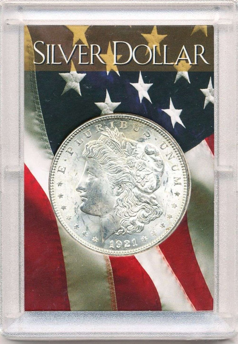 Last Minute! 1921 Morgan Silver Dollar MS64 American Flag Holder: A very special consignment. Once in a great while, some really, really nice silver dollars will hit the market. These coins come from a old, old-timer! By order of the consignor, none of these coins a