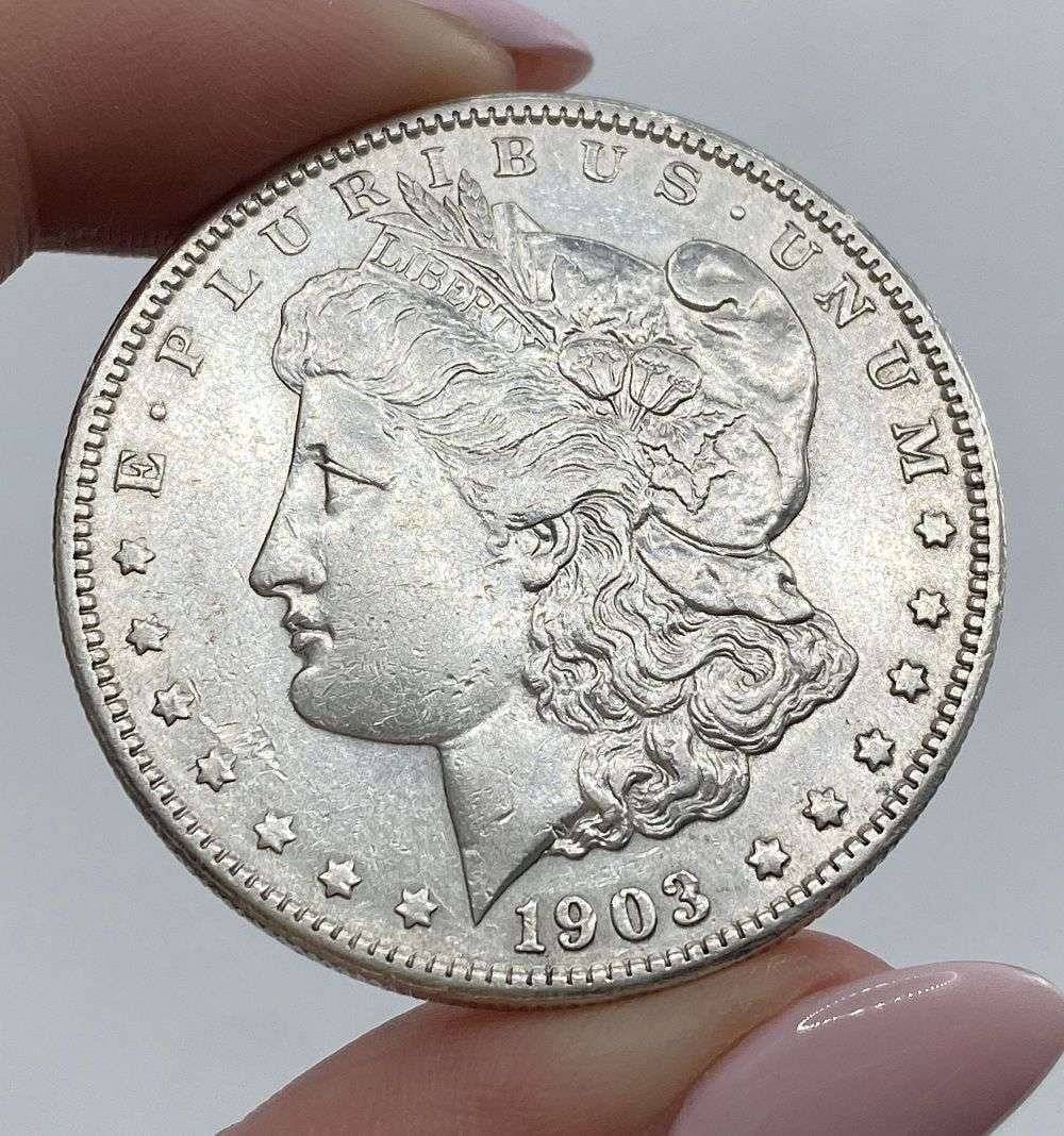 Last Minute! 1903-S Morgan Silver Dollar AU Details (1 of 4)