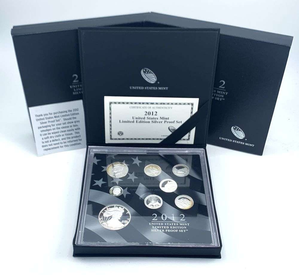 Last Minute! 2012 United States Mint Proof Set (8-coins): Winner shall receive (1) set (8-coins) precisely resembling the one shown here. (MR/LFR)