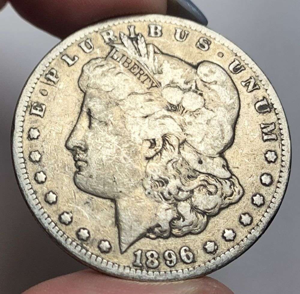 Last Minute! 1896-S Morgan Silver Dollar Fine: A very special consignment. Once in a great while, some really, really nice silver dollars will hit the market. These coins come from a old, old-timer! By order of the consignor, none of these coins a