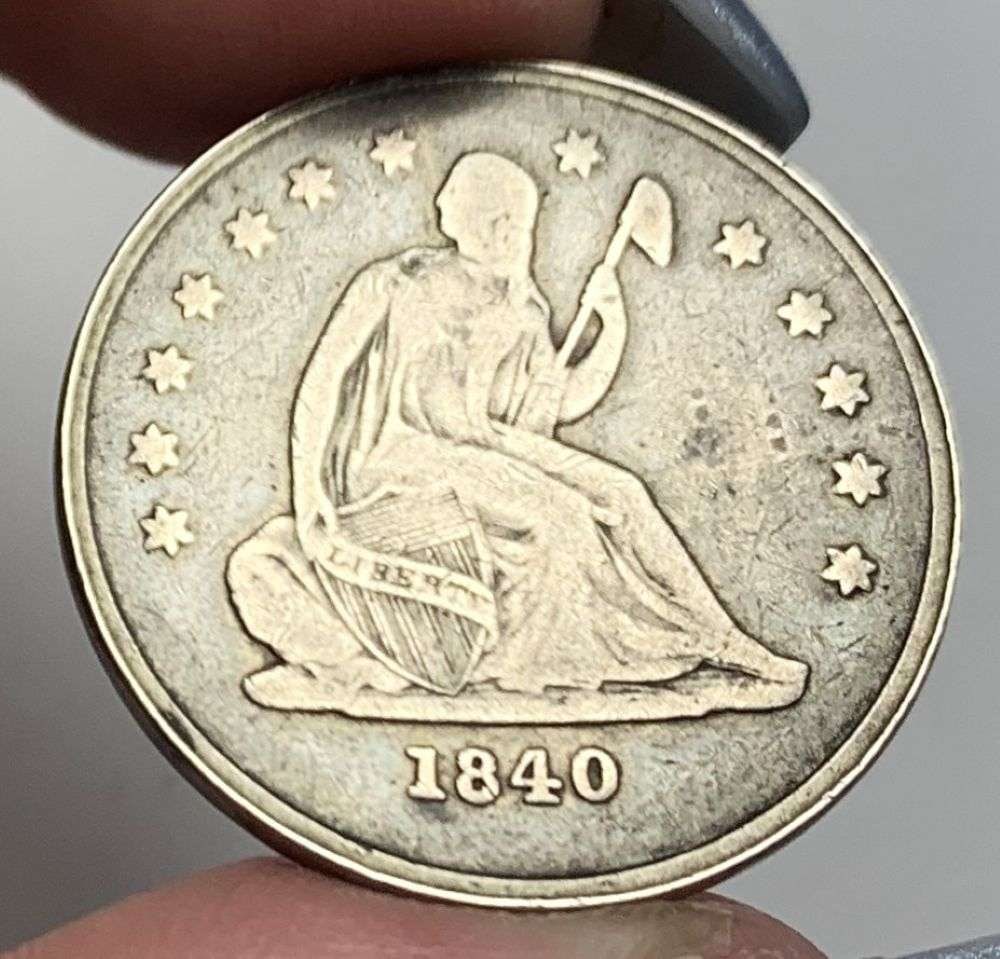 Last Minute! 1840-O Liberty Seated Silver Quarter VF: A very special consignment. Once in a great while, some really, really nice silver dollars will hit the market. These coins come from a old, old-timer! By order of the consignor, none of these coins a