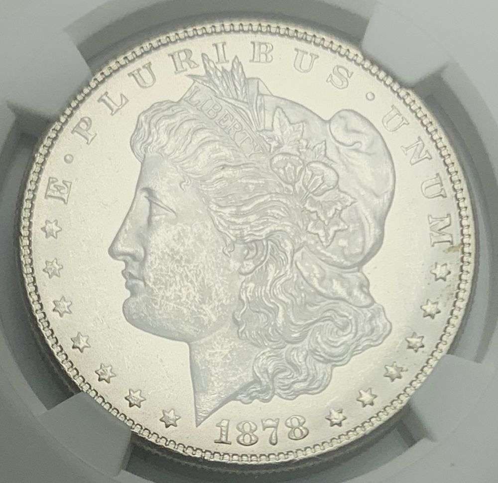 Last Minute! Better Date 1878-S Morgan Silver Dollar NGC MS63: Winner shall receive the exact coin shown here. (MR/OB)