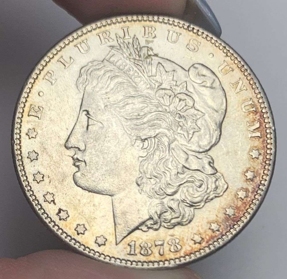 1878 Morgan Silver Dollar AU58: This consignment, we hope to offer over time across our various Whatnot channels, with the best material featured in our Wednesday auctions. We hope to be done with this stuff by the beginning of 2027
