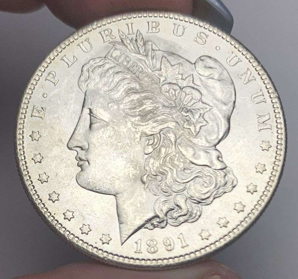 1891-S Morgan Silver Dollar MS63: This consignment, we hope to offer over time across our various Whatnot channels, with the best material featured in our Wednesday auctions. We hope to be done with this stuff by the beginning of 2027