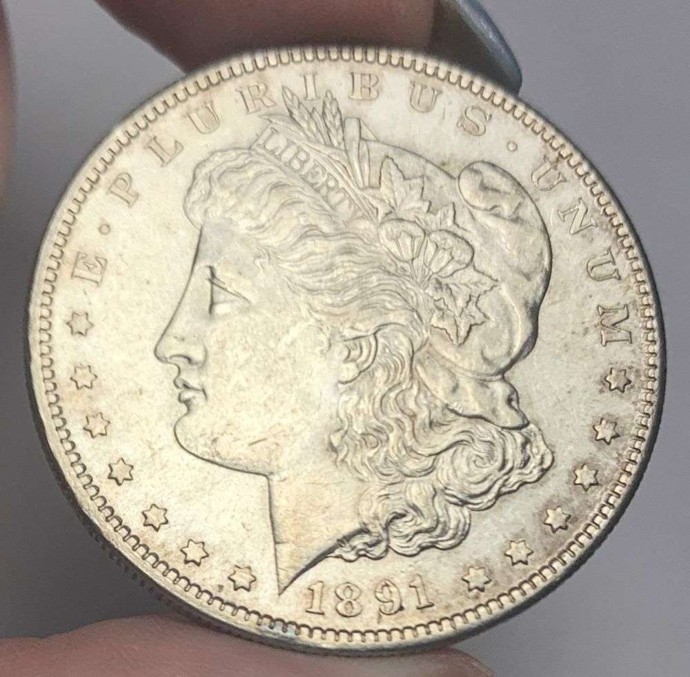 1891-S Morgan Silver Dollar MS64 (1 of 2)