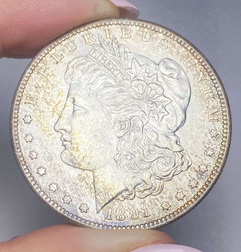 1891-S Morgan Silver Dollar MS64: This consignment, we hope to offer over time across our various Whatnot channels, with the best material featured in our Wednesday auctions. We hope to be done with this stuff by the beginning of 2027