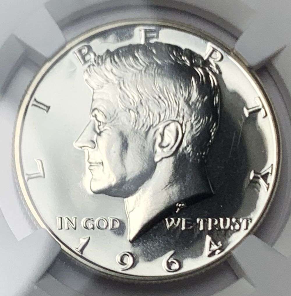 1964 Kennedy Silver Half Dollar NGC PF69: Winner shall receive the exact coin shown here. (MR/FR)