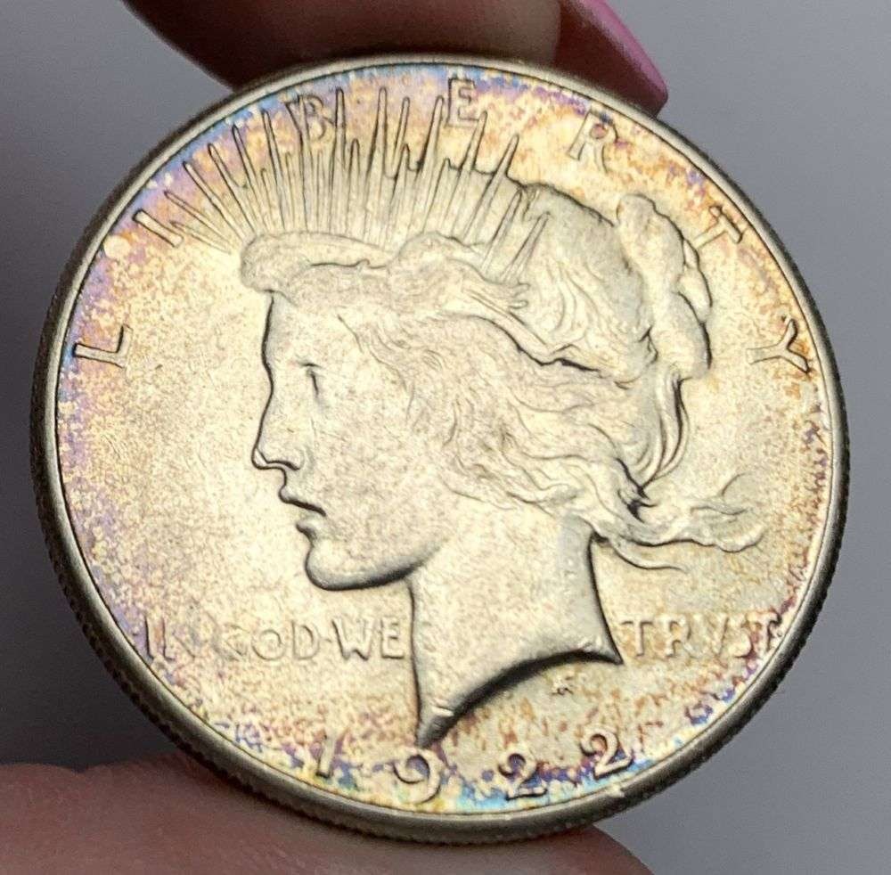 1922-S Peace Silver Dollar: This consignment, we hope to offer over time across our various Whatnot channels, with the best material featured in our Wednesday auctions. We hope to be done with this stuff by the beginning of 2027