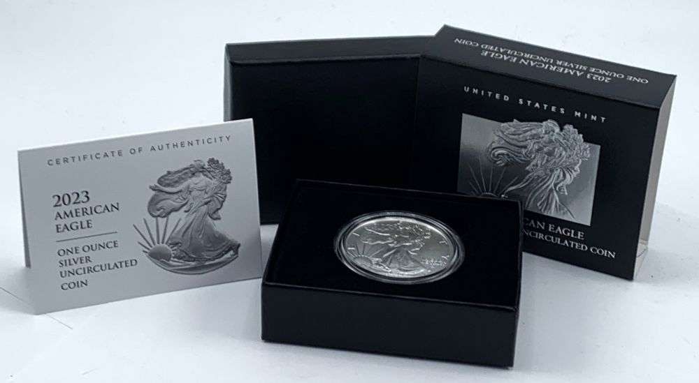 2023-W American Silver Eagle OGP: Winner shall receive the exact coin shown here. (MR/PB)