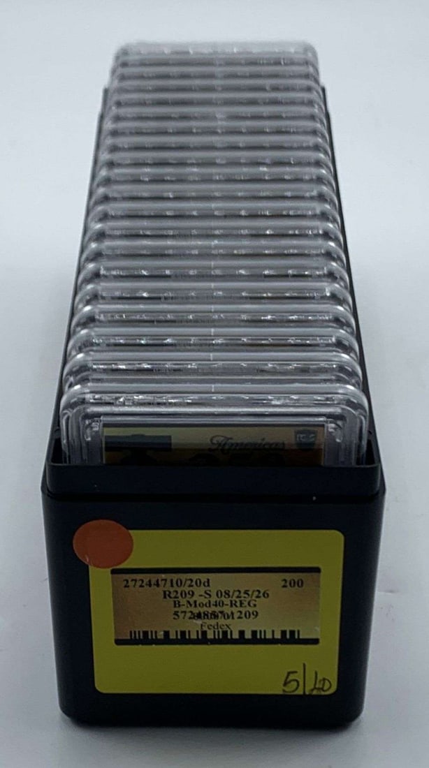 (20) 2026-D Enduring Liberty 250th Anniversary Half Dollar PCGS MS64 Sequential Serial Number: Winner shall receive the exact (20) coins shown here. (MR/B)