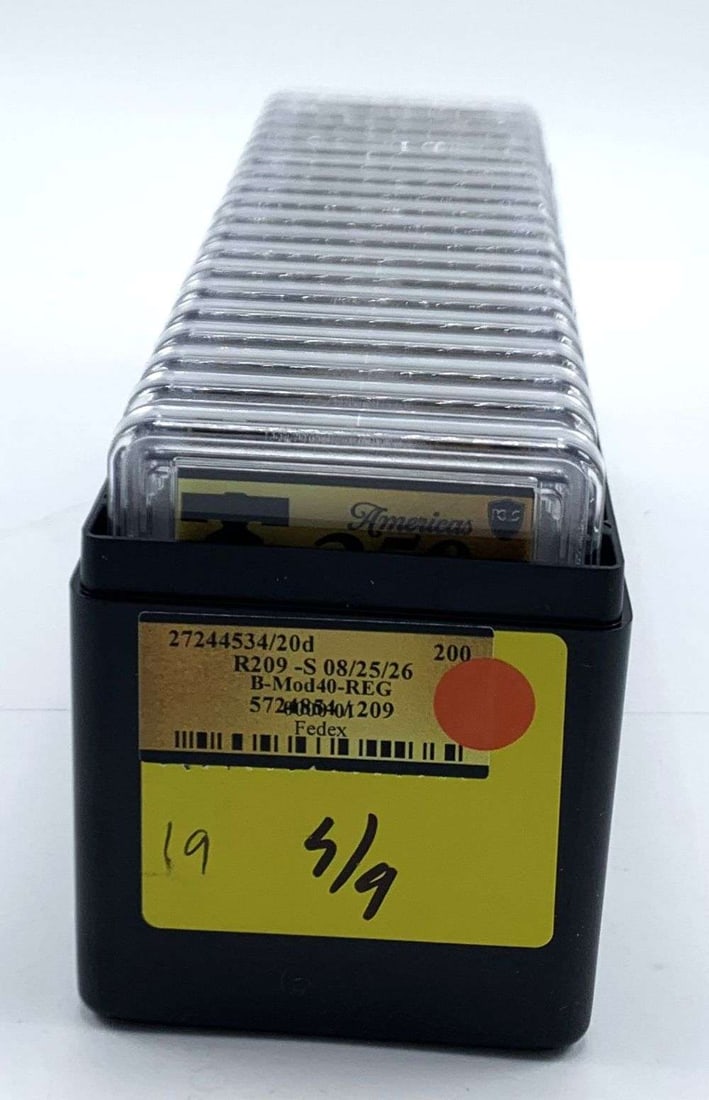 (20) 2026-D Enduring Liberty 250th Anniversary Half Dollar PCGS MS64 Sequential Serial Number: Winner shall receive the exact (20) coins shown here. (MR/B)