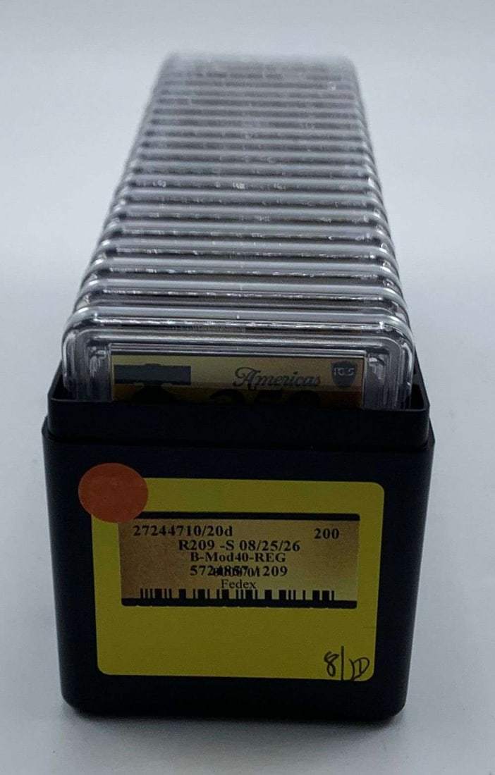 (20) 2026-D Enduring Liberty 250th Anniversary Half Dollar PCGS MS65 Sequential Serial Number: Winner shall receive the exact (20) coins shown here. (MR/B)