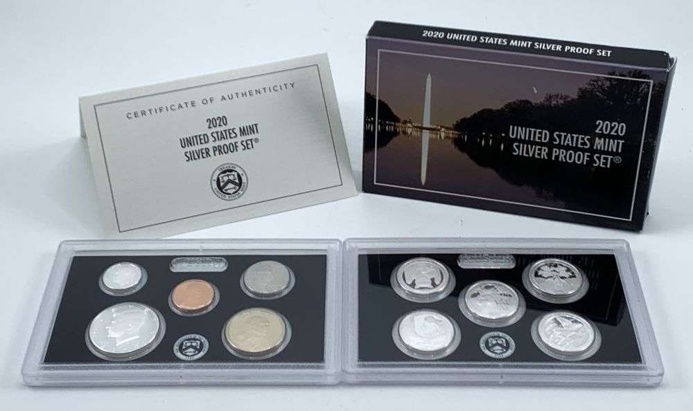 Rare Year United States Mint 2020-S Silver Proof Set OGP (10-coins): Winner shall receive the exact set (10-coins) shown here. (MR/ER)