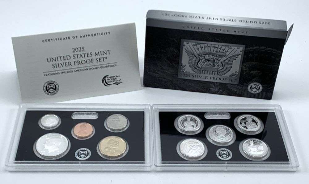 Rare Year United States Mint 2025-S Silver Proof Set OGP (10-coins) (1 of 4)