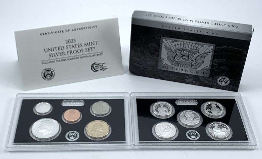 Rare Year United States Mint 2025-S Silver Proof Set OGP (10-coins) (1 of 4)