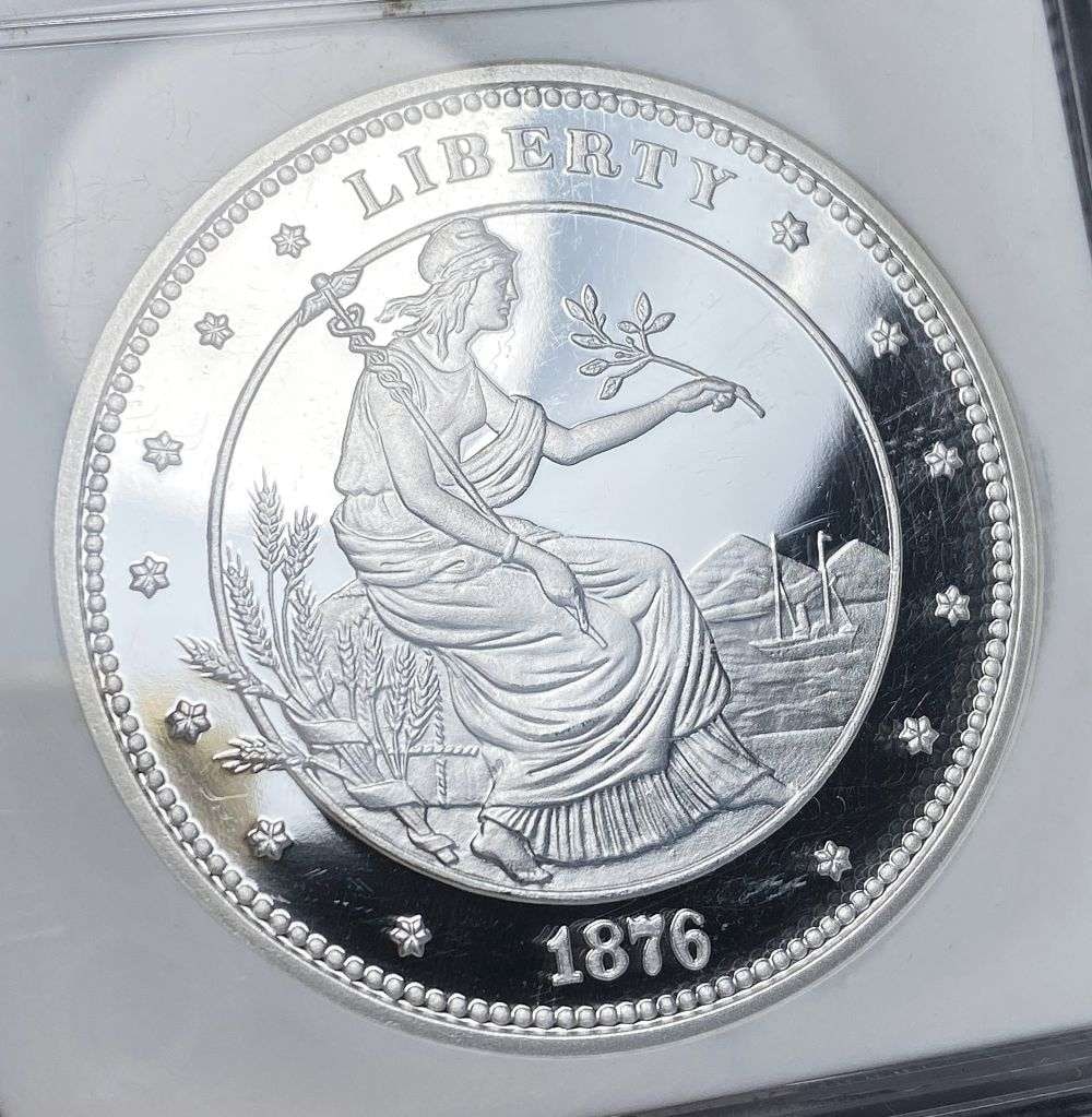 1876 George T. Washington $100 Union Proposed Design 1.5 ozt Silver NGC Gem: This consignment, we hope to offer over time across our various Whatnot channels, with the best material featured in our Wednesday auctions. We hope to be done with this stuff by the beginning of 2027