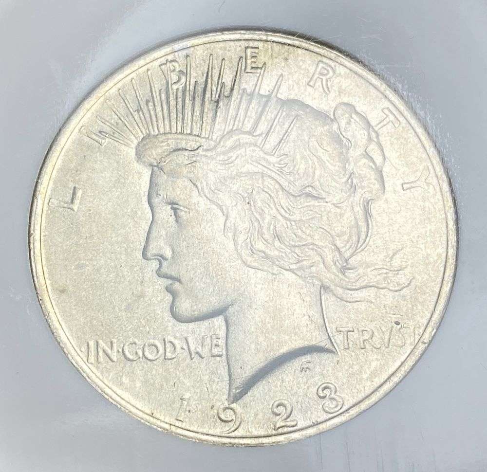 1923 Peace Silver Dollar NGC MS64: This consignment, we hope to offer over time across our various Whatnot channels, with the best material featured in our Wednesday auctions. We hope to be done with this stuff by the beginning of 2027