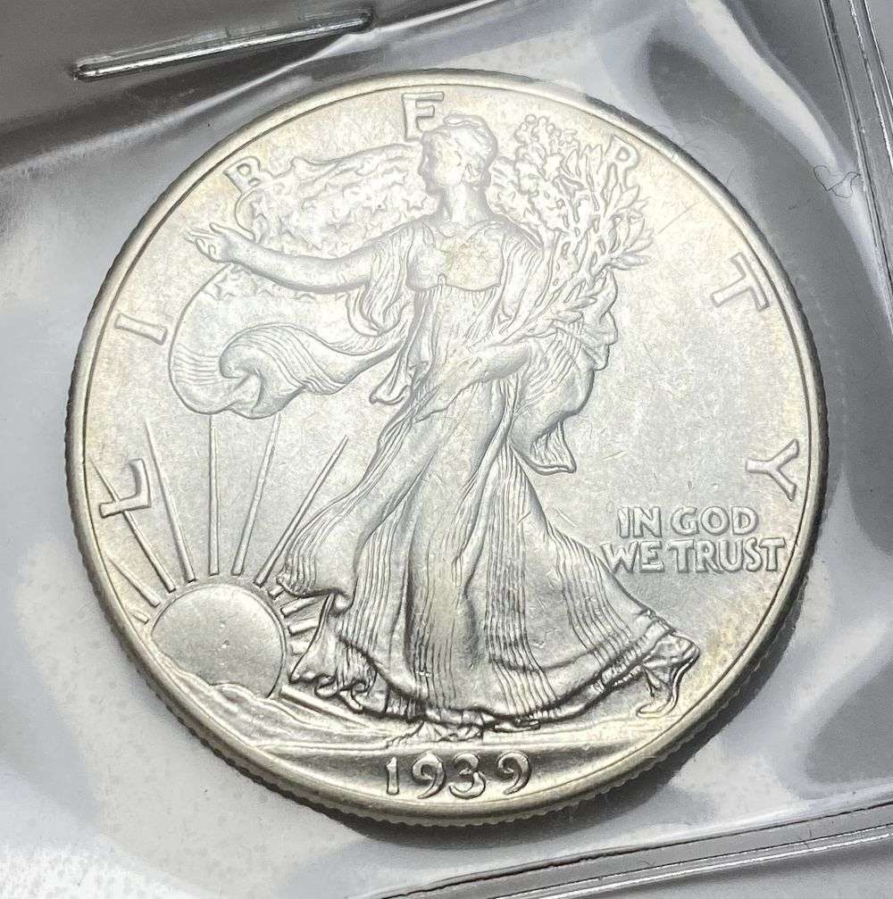 1939 Walking Liberty Silver Half Dollar MS64 (1 of 3)