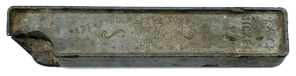 Vintage Federated Metals Corp. Ingot Bar 1.540 kg: Winner shall receive the exact bar shown here. (MR/UB)