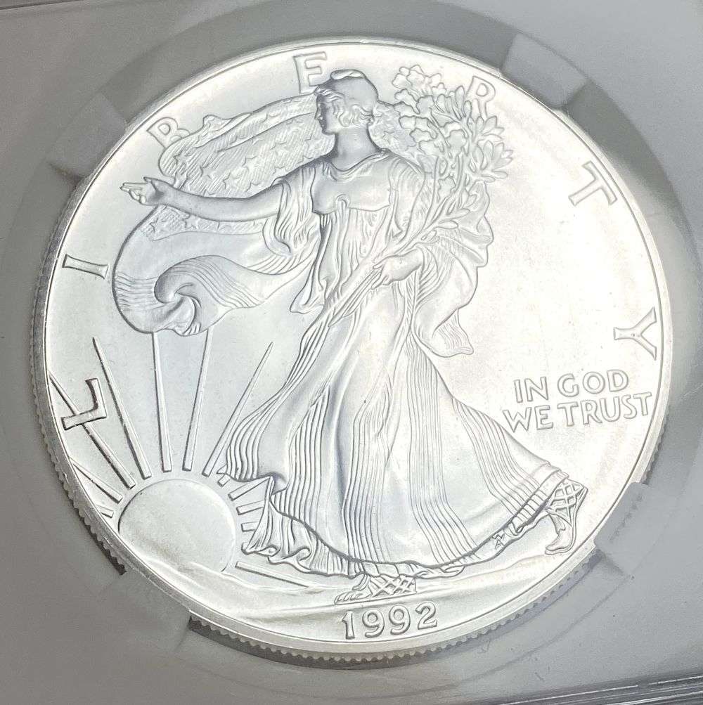 1992 American Silver Eagle MS70 (1 of 4)