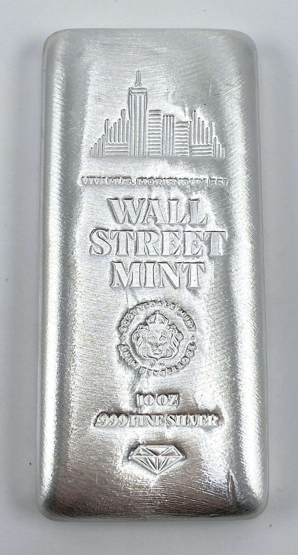 Wall Street Mint 10 ozt .999 Silver Bar (1 of 4)