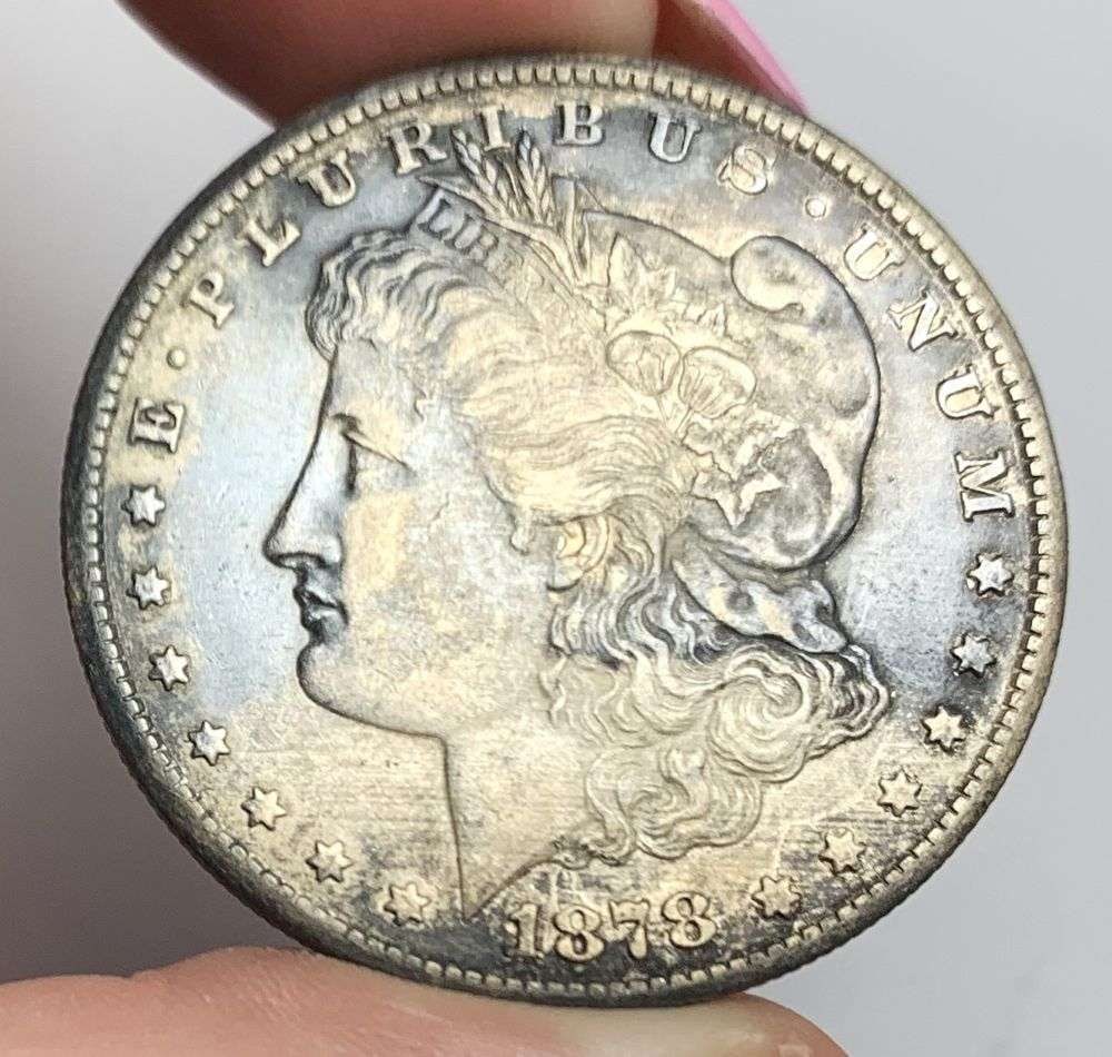 1878-CC Morgan Silver Dollar AU58 Details: This consignment, we hope to offer over time across our various Whatnot channels, with the best material featured in our Wednesday auctions. We hope to be done with this stuff by the beginning of 2027