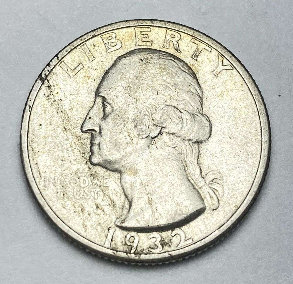 1932-S Washington Silver Quarter AU55 (1 of 2)