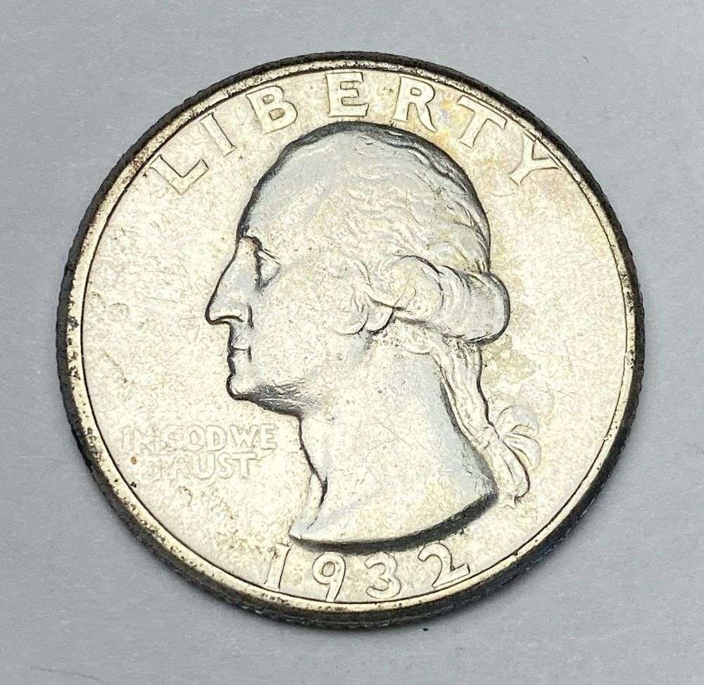 1932-D Washington Silver Quarter AU55 (1 of 2)