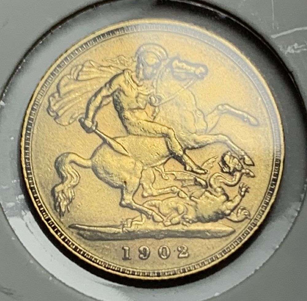 1902 Great Britain Gold Half Sovereign (1 of 3)