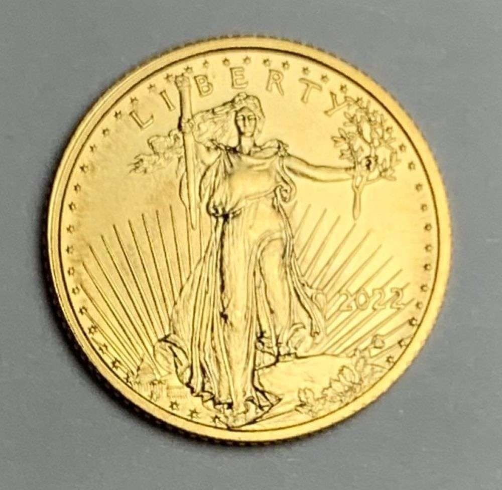 2022 American $5 Gold Eagle 1/10 ozt: This consignment, we hope to offer over time across our various Whatnot channels, with the best material featured in our Wednesday auctions. We hope to be done with this stuff by the beginning of 2027